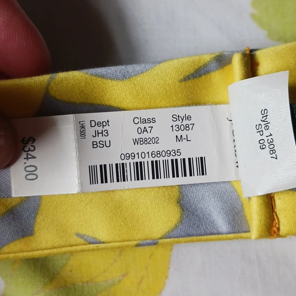 Nwt J.Crew Silk Belt Nautical Yellow Gold Women's Preppy - Picture 3 of 5